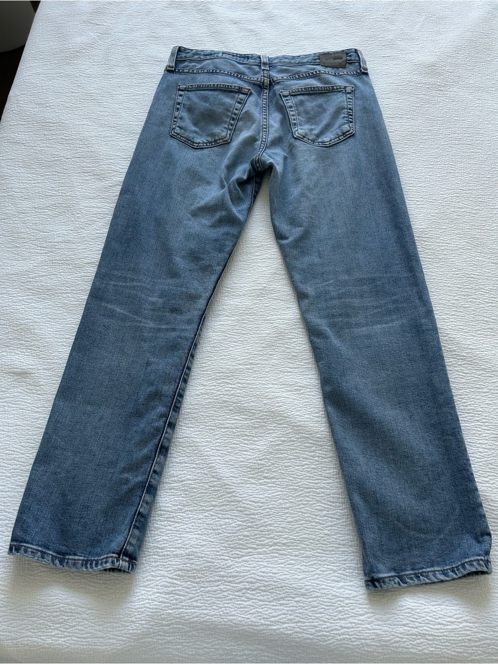 Agolde Women’s Medium Blue Straight Jeans